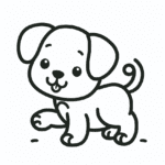 bawiący się piesek