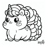 kot pusheen jednorożec