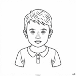 postać dziecka do kolorowania