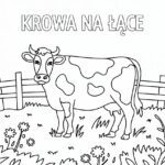 krowa na łące 3 krowa na łące