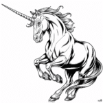 jednorożec do druku za darmo