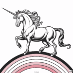 jednorożec na tęczy