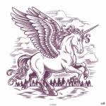 jednorożec ze skrzydłami